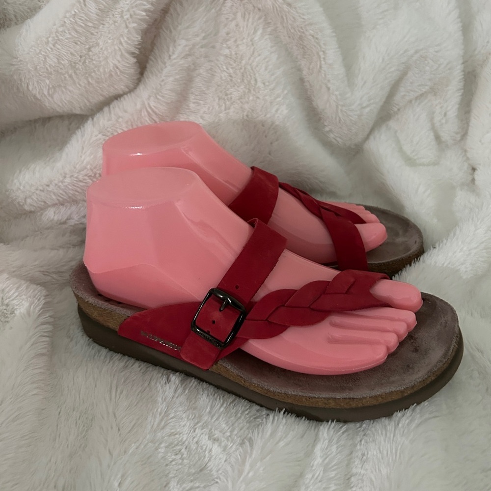 Mephisto Helen Twist Sandals Red Air Relax sz. 38